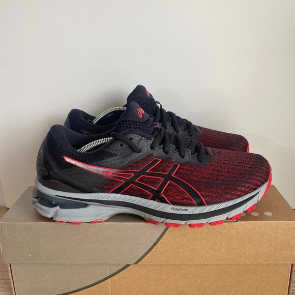 Asics GT 2000 9 ‘Black Classic Red’ Men Running Shoes- SZ 8 main image 4